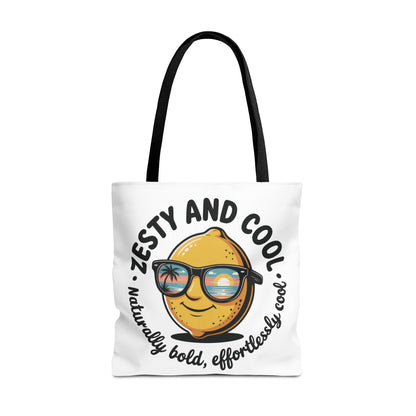 Zesty Lemon Tote Bag - Fun & Bold Carry-All for Everyday Use, Summer, Beach Days, Gifts, Eco-Friendly Shopping, Large Tote Bag