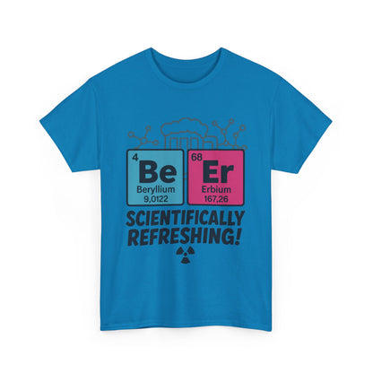Mens Beer Science T-Shirt, Periodic Table Tee, Nerd Shirt for Him, Science Gift Tee, Chemistry Shirt, Science Lover Apparel, STEM Outfit