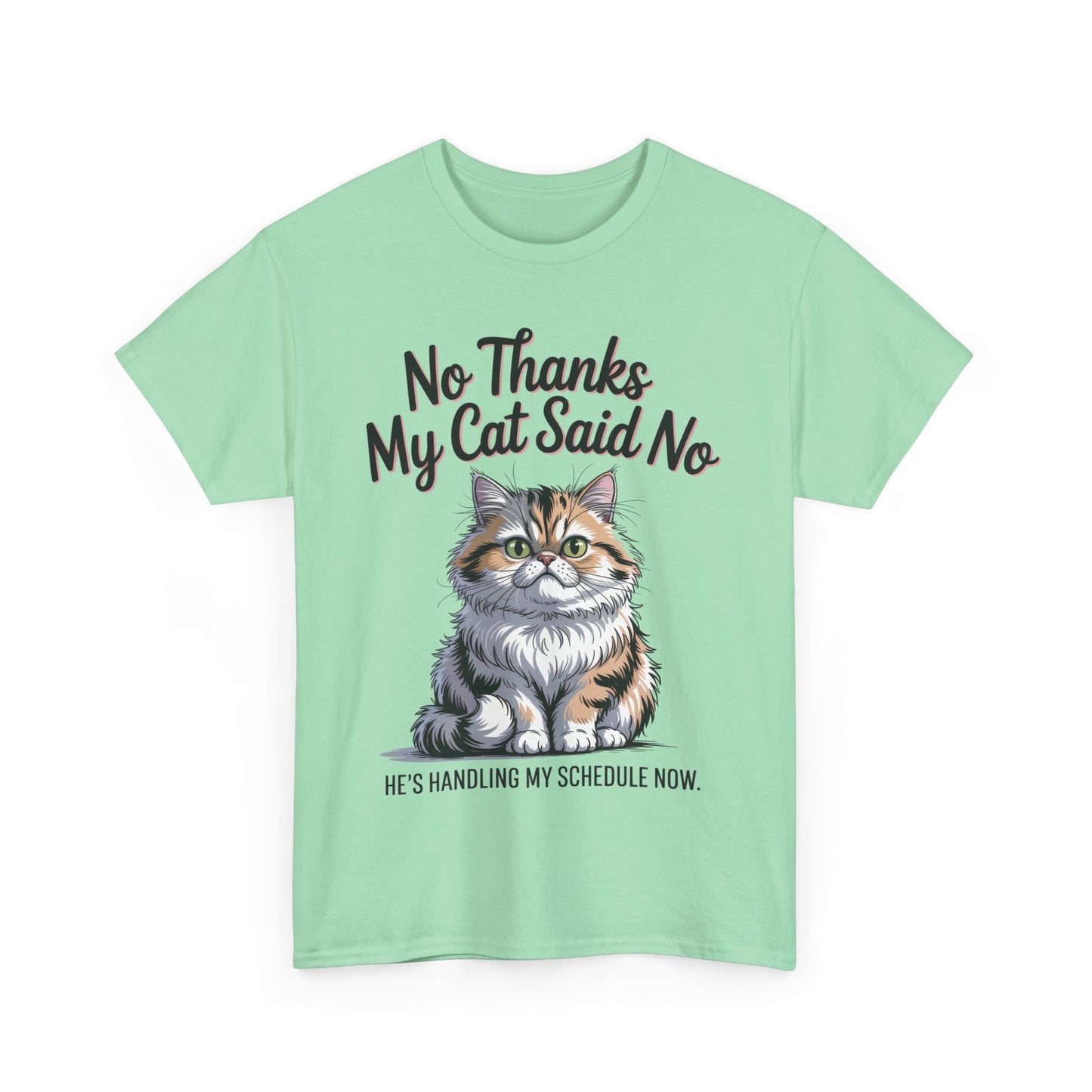 Funny Cat Quote Tee, Womens Heavy Cotton T-Shirt, Pet Lover Gift, Cute Cat Apparel, Cat Mom Tee, Quirky Animal Shirt, Humor
