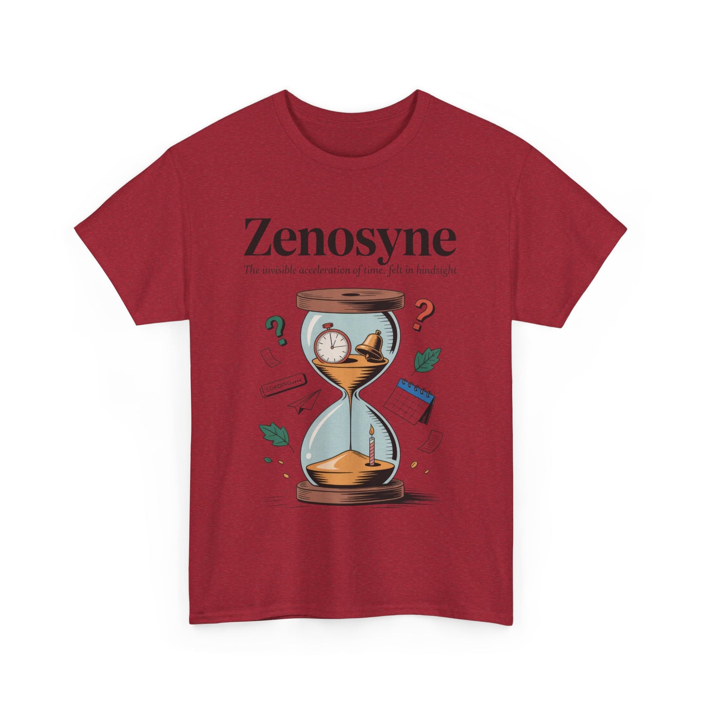 Zenosyne Unisex Heavy Cotton Tee, Aesthetic Word Tee, existential tee, Emotional Word Tee, Moody Graphic Tee, Philosophical Tee
