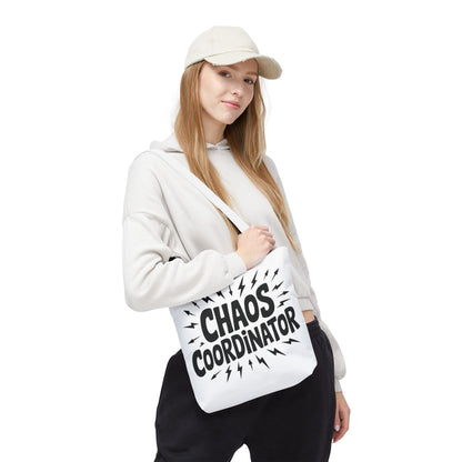 Chaos Coordinator Tote Bag, Fun Carryall for Busy Moms, Students, or Event Planners, Perfect Gift, Beach Weekender Bag,  Large Tote Bag