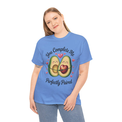 Cute Avocado Love Womens Tee, Perfect for Couples, Valentine's Day Gift, Relationship Shirt, Avocado Lover Apparel