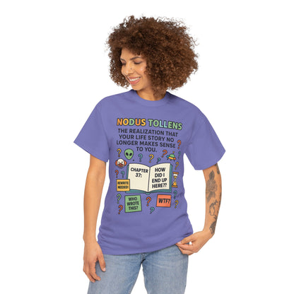 Nodus Tollens Women's Tee, Latin Words, Moods & Modes, Self-Awareness, Personal Development, Funny Existential Graphic Tee, Book Lover Gift