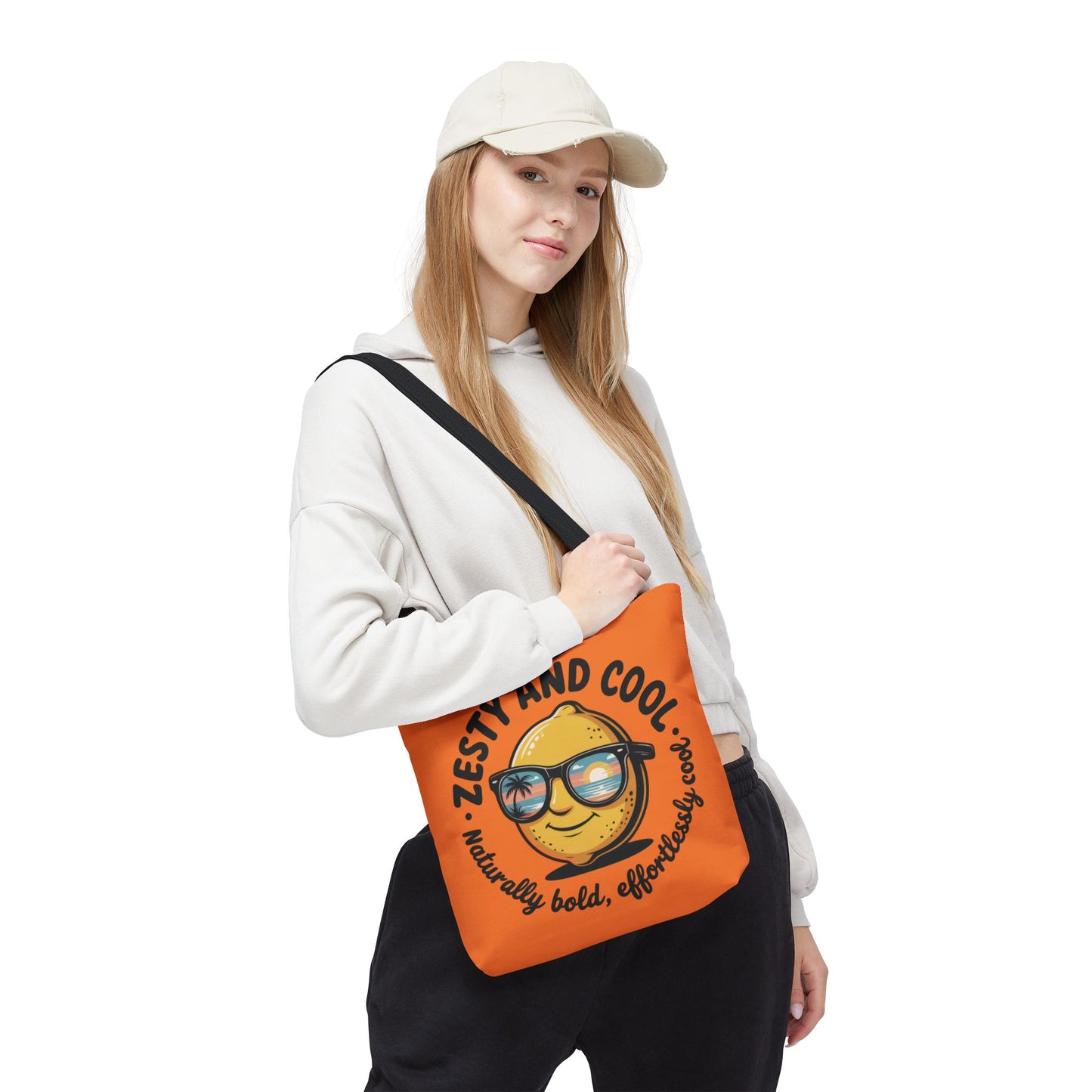 Zesty Lemon Tote Bag - Fun & Bold Carry-All for Everyday Use, Summer, Beach Days, Gifts, Eco-Friendly Shopping, Large Tote Bag