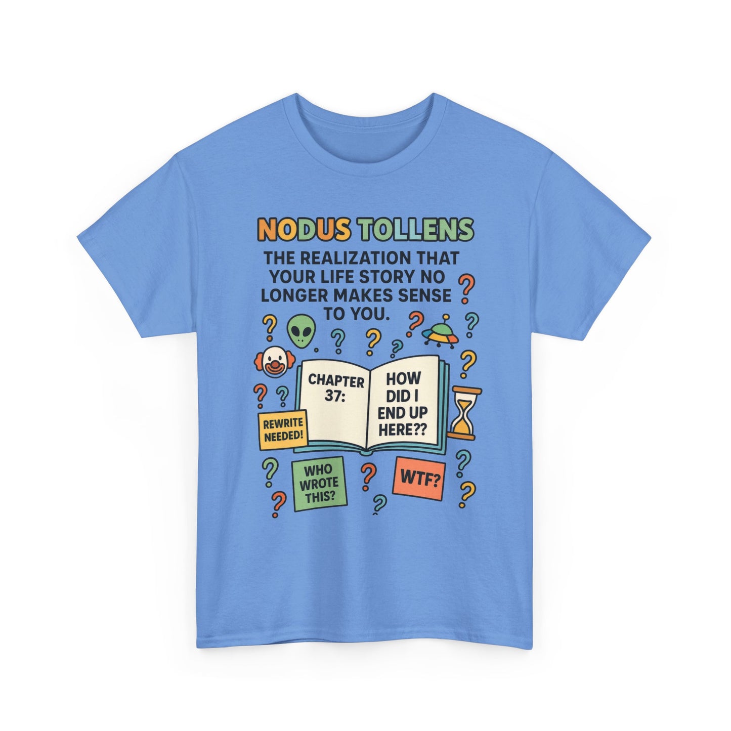 Nodus Tollens Women's Tee, Latin Words, Moods & Modes, Self-Awareness, Personal Development, Funny Existential Graphic Tee, Book Lover Gift