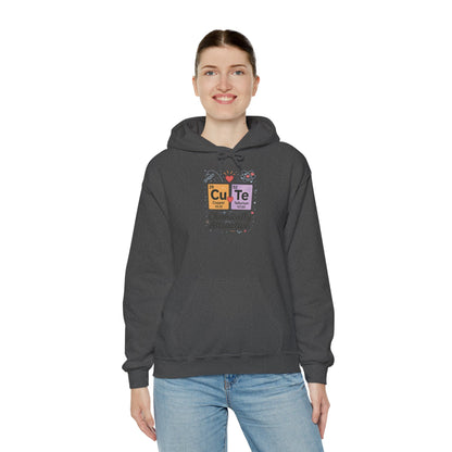 Cute Chemistry Hoodie for Women, CuTe Periodic Table Sweatshirt, Chemically Attractive Science Gift for Her, Great for Birthdays & Holidays