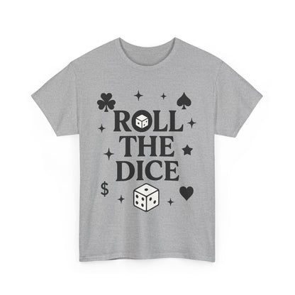 Fun Dice & Card Games Unisex Tee, Perfect for Game Nights, Gifts for Gamers, Poker Events, Gambling Shirt, Casino Wear, Poker T-Shirt