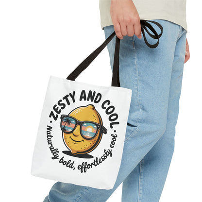 Zesty Lemon Tote Bag - Fun & Bold Carry-All for Everyday Use, Summer, Beach Days, Gifts, Eco-Friendly Shopping, Large Tote Bag