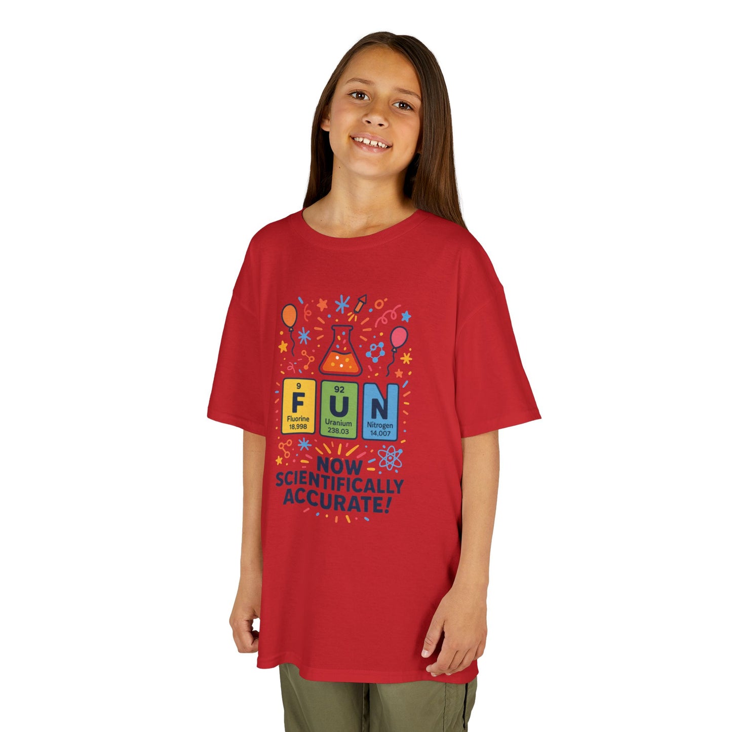 Fun Science Unisex Heavy Cotton Tee, Perfect for STEM Lovers, Gift for Science Teachers, Educational Shirt, Periodic Table Tee,Nerdy Shirt