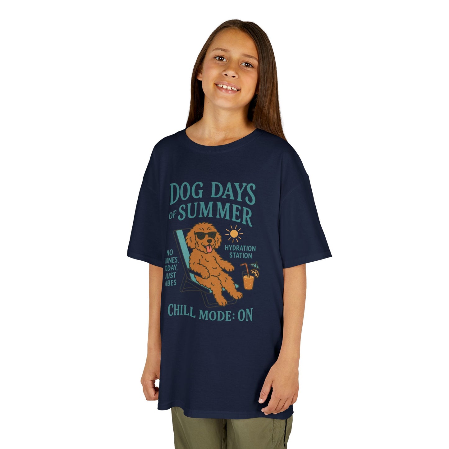 Summer Chill Kids Tee | Fun Playful T-Shirt for Boys & Girls, Perfect for Summer Days, Beach Outings, Gifts, Casual Wear
