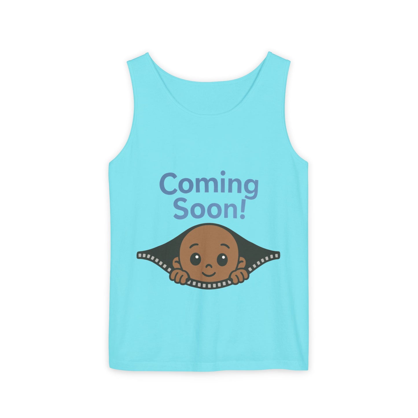 Coming Soon Maternity Tank Top, Cute Baby Boy Pregnancy Announcement Tee, Funny Expecting Mom Gift, Gender Reveal Tee, Baby Shower Top