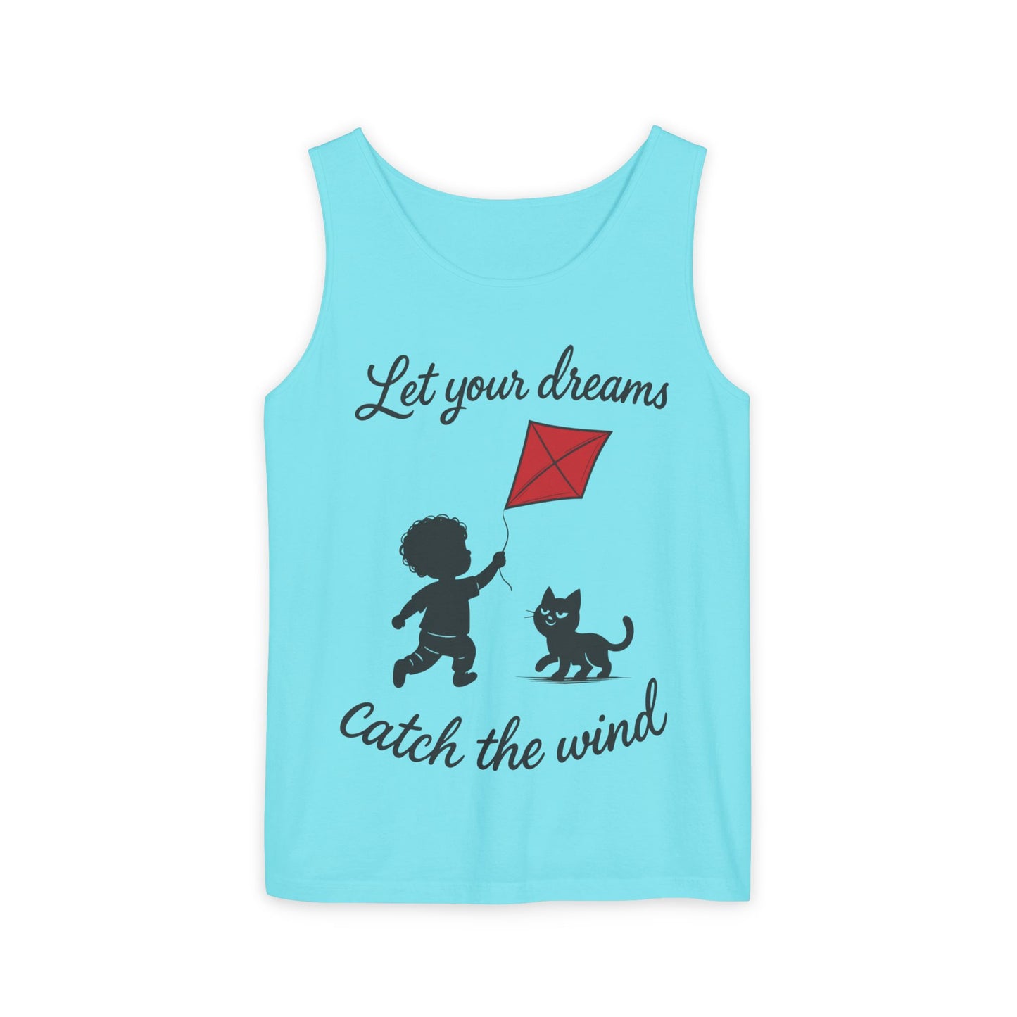 Dream-Catching Tank Top - Lightweight, Womens, Inspirational Graphic Tee, Summer Wear, Perfect Gift for Kids & Families