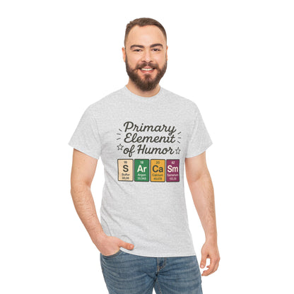 Funny Mens Science T-Shirt, Sarcasm Element of Humor Tee, Periodic Table Nerd Shirt for Him, Humor T-Shirt, Periodic Table Chemistry Humor