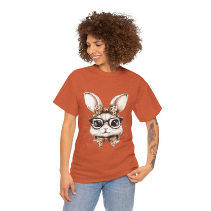 Cool Bunny Sunglasses Tee, Cute Rabbit Shirt, Animal Lover Gift, Spring Fashion, Unisex Graphic T-Shirt
