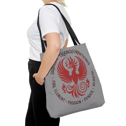 Phoenix Transformation Tote Bag, Canvas Shopper, Boho Beach Bag, Festival Accessory, Eco-Friendly Gift, Large Canvas Bag, Weekender Bag