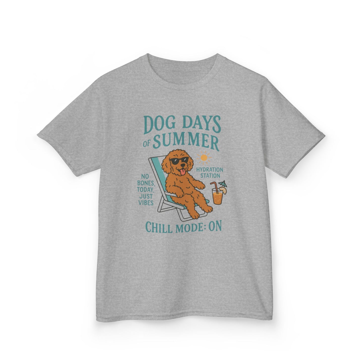 Summer Chill Kids Tee | Fun Playful T-Shirt for Boys & Girls, Perfect for Summer Days, Beach Outings, Gifts, Casual Wear