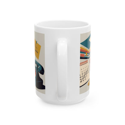Senior Procrastination Analyst Mug, Funny Coffee Cup for Office, Gift for Coworkers, Humorous Ceramic Mug, Deadline Joke Coffee Mug