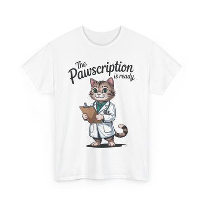 Funny Doctor Cat Tee, Unisex Tee, Veterinary Gift, Medical Student and Medical Workers Gift, Animal Doctor Graphic Tee, Cat Lover Apparel