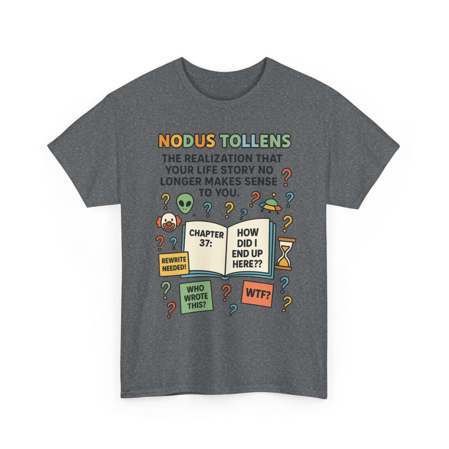 Nodus Tollens Women's Tee, Latin Words, Moods & Modes, Self-Awareness, Personal Development, Funny Existential Graphic Tee, Book Lover Gift