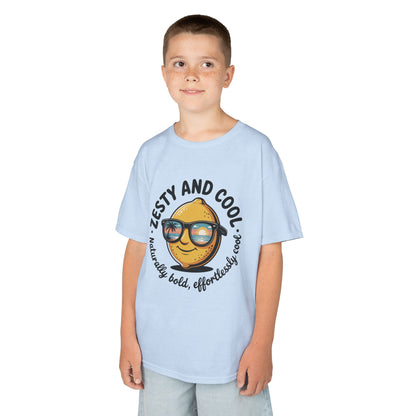 Zesty and Cool Kids Tee, Fun Summer Shirt, Birthday Gift for Kids, Playful Graphic Tee, Cool Kids Apparel, Fruit Tee for Boys and Girls