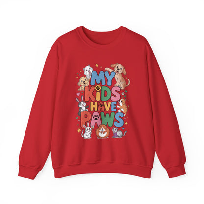 My Kids Have Paws Sweatshirt, Pet Lover Gift, Cute Animal Shirt, Cute Pet Mom Tee, Animal Parent T-Shirt, Gift for Animal Lovers