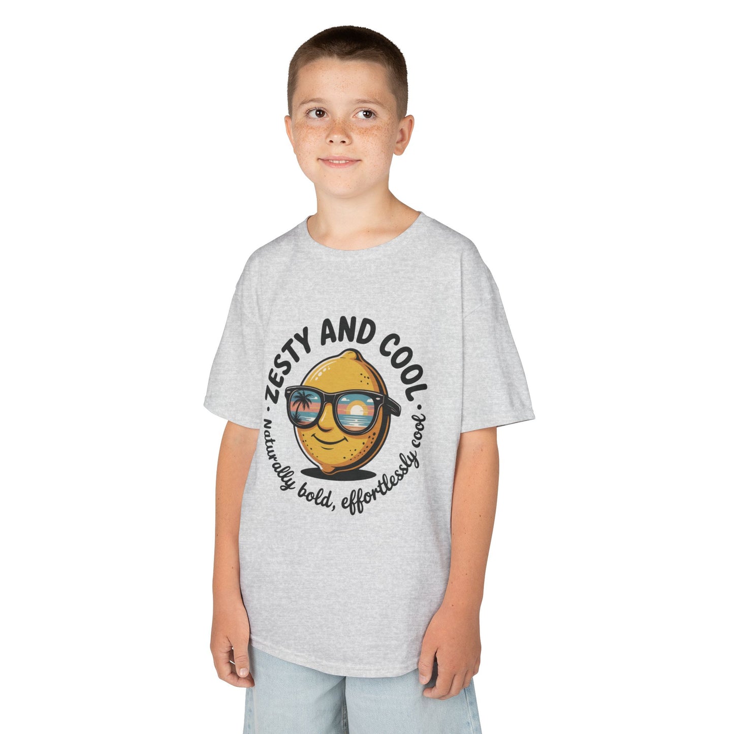 Zesty and Cool Kids Tee, Fun Summer Shirt, Birthday Gift for Kids, Playful Graphic Tee, Cool Kids Apparel, Fruit Tee for Boys and Girls