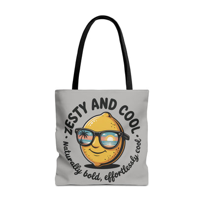 Zesty Lemon Tote Bag - Fun & Bold Carry-All for Everyday Use, Summer, Beach Days, Gifts, Eco-Friendly Shopping, Large Tote Bag