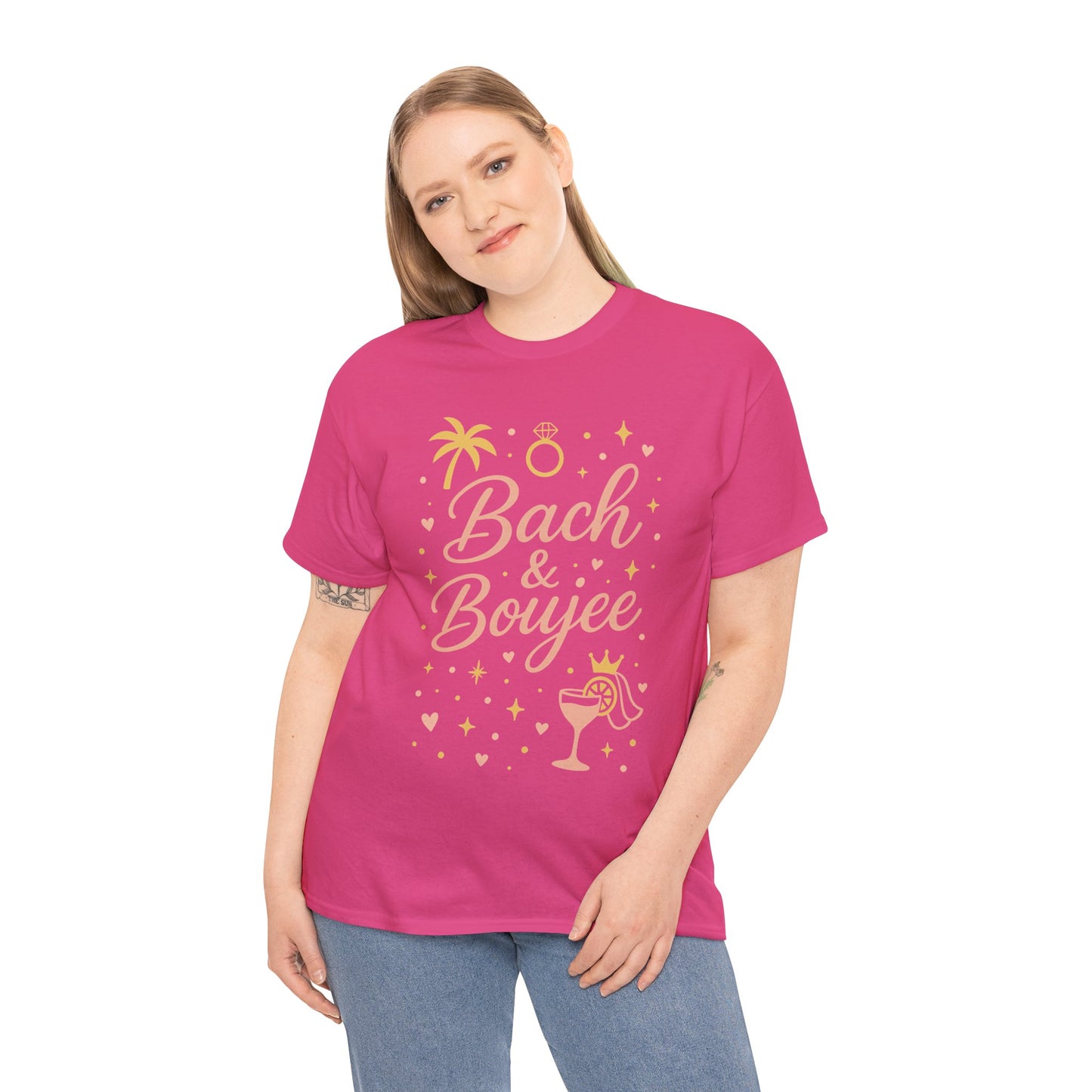 Bach & Boujee Bridal Party  Shirt, Bachelorette Party Tee, Bridesmaid Wedding Tee, Hen Party Top, Bridal Shower,  Bridesmaids Gift