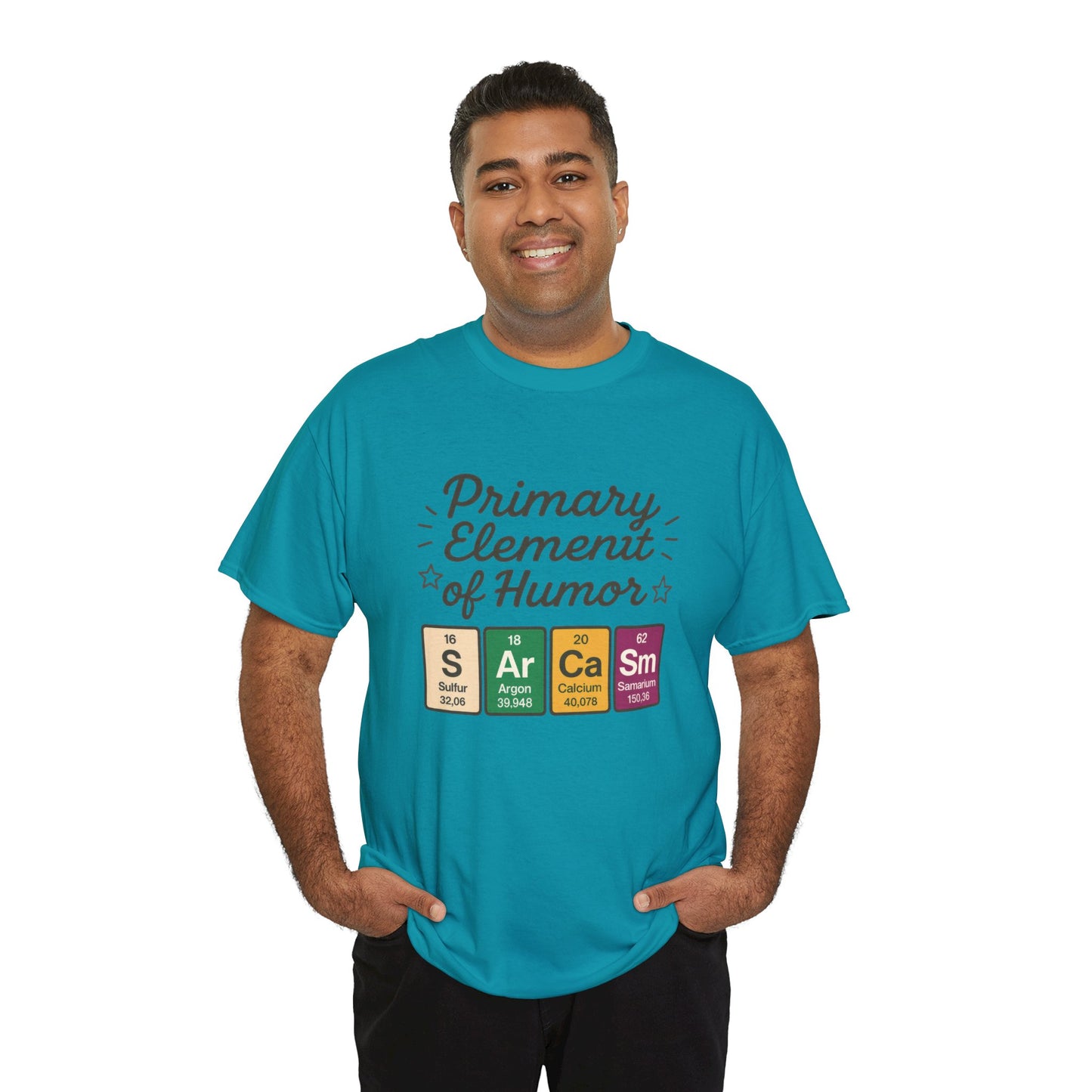 Funny Mens Science T-Shirt, Sarcasm Element of Humor Tee, Periodic Table Nerd Shirt for Him, Humor T-Shirt, Periodic Table Chemistry Humor