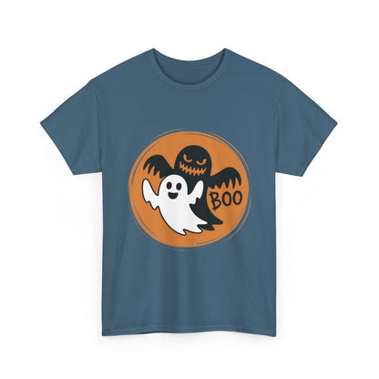 Halloween Ghost Men's T-Shirt, Cute Spooky BOO Tee, Men's Funny Scary Shirt for Men