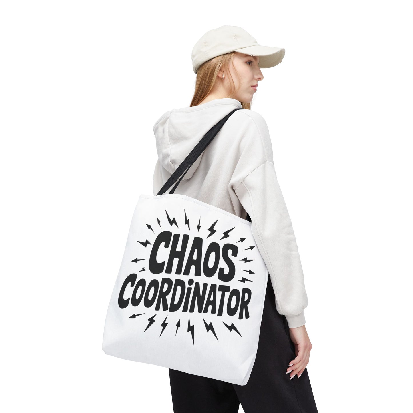 Chaos Coordinator Tote Bag, Fun Carryall for Busy Moms, Students, or Event Planners, Perfect Gift, Beach Weekender Bag,  Large Tote Bag