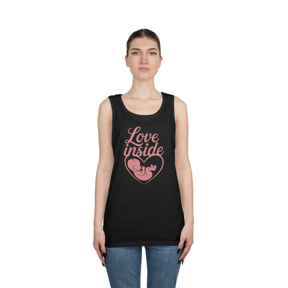 Maternity Tank Top, Pregnancy Announcement Tee, Baby Inside Mom To Be Gift, Expecting Mother Tee, Pregnancy Reveal Top, Baby Shower Top