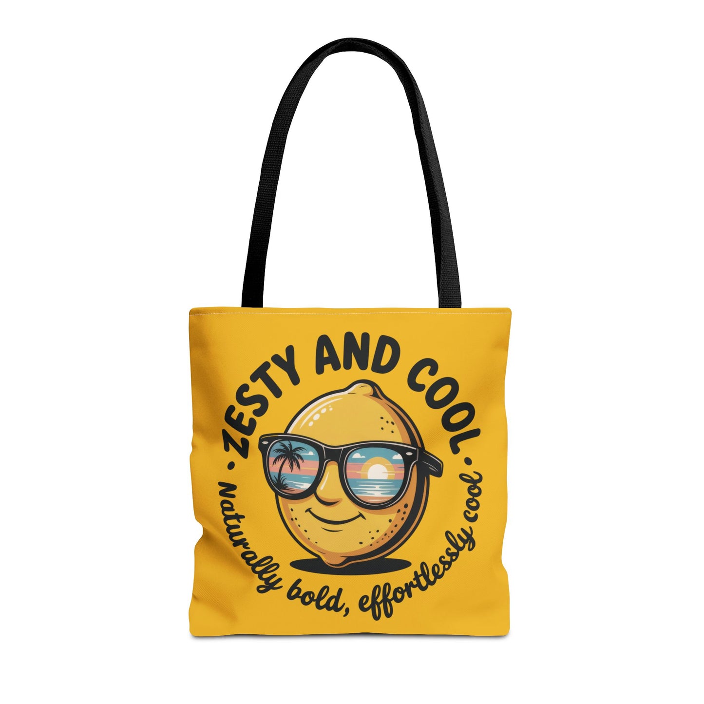 Zesty Lemon Tote Bag - Fun & Bold Carry-All for Everyday Use, Summer, Beach Days, Gifts, Eco-Friendly Shopping, Large Tote Bag