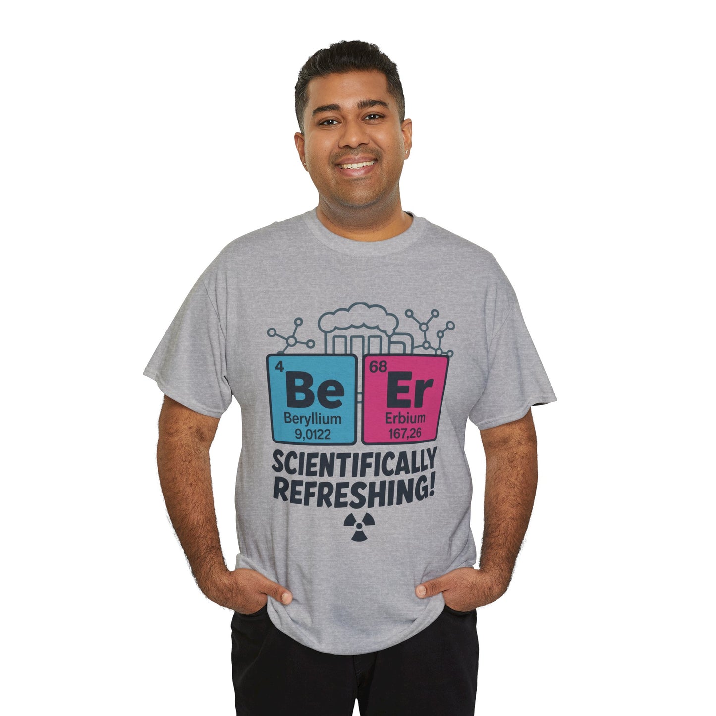 Mens Beer Science T-Shirt, Periodic Table Tee, Nerd Shirt for Him, Science Gift Tee, Chemistry Shirt, Science Lover Apparel, STEM Outfit