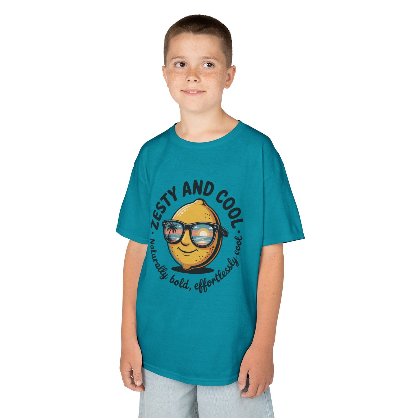 Zesty and Cool Kids Tee, Fun Summer Shirt, Birthday Gift for Kids, Playful Graphic Tee, Cool Kids Apparel, Fruit Tee for Boys and Girls