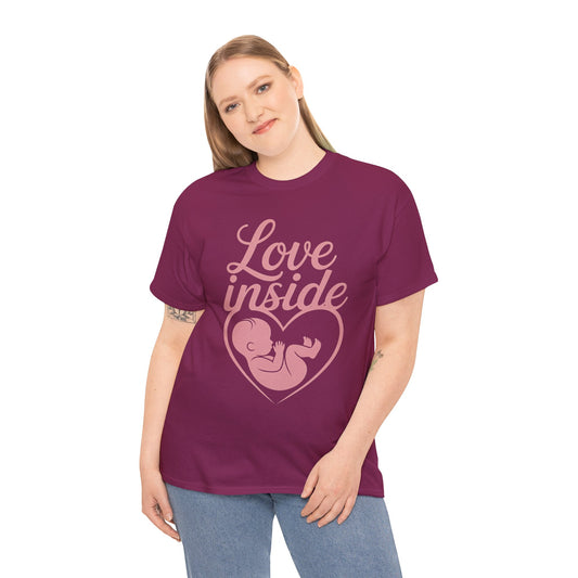 Maternity T-Shirt, Pregnancy Announcement Shirt, Baby Inside Mom To Be Gift, Expecting Mother Tee, Pregnancy Reveal Top, Baby Shower Top