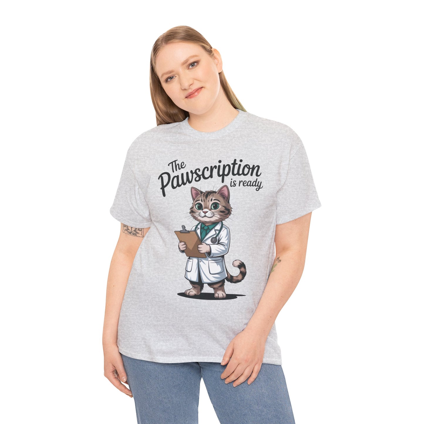 Funny Doctor Cat Tee, Unisex Tee, Veterinary Gift, Medical Student and Medical Workers Gift, Animal Doctor Graphic Tee, Cat Lover Apparel