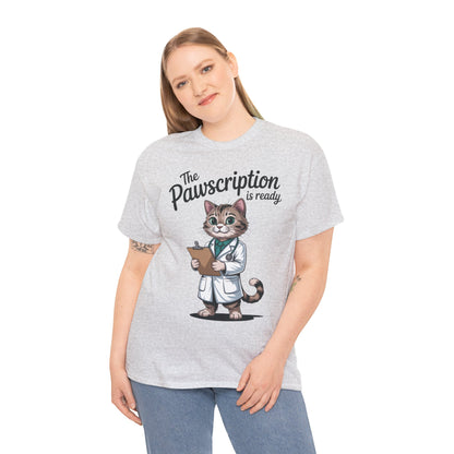 Funny Doctor Cat Tee, Unisex Tee, Veterinary Gift, Medical Student and Medical Workers Gift, Animal Doctor Graphic Tee, Cat Lover Apparel
