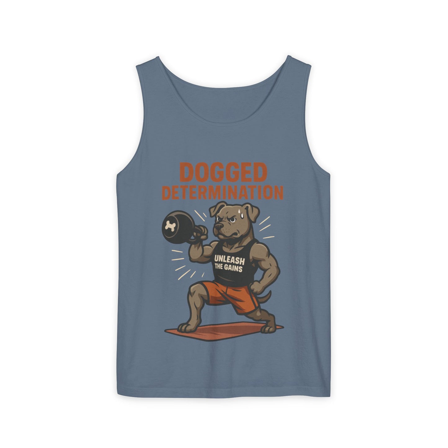 Funny Gym Dog Tank Top for Men, Workout Bulldog Graphic Tee, Fitness Motivation Shirt, Dog Lover Gift, Gym Wear, Fitness Tank Top