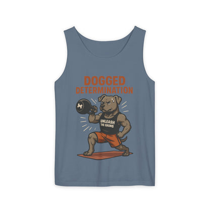 Funny Gym Dog Tank Top for Men, Workout Bulldog Graphic Tee, Fitness Motivation Shirt, Dog Lover Gift, Gym Wear, Fitness Tank Top