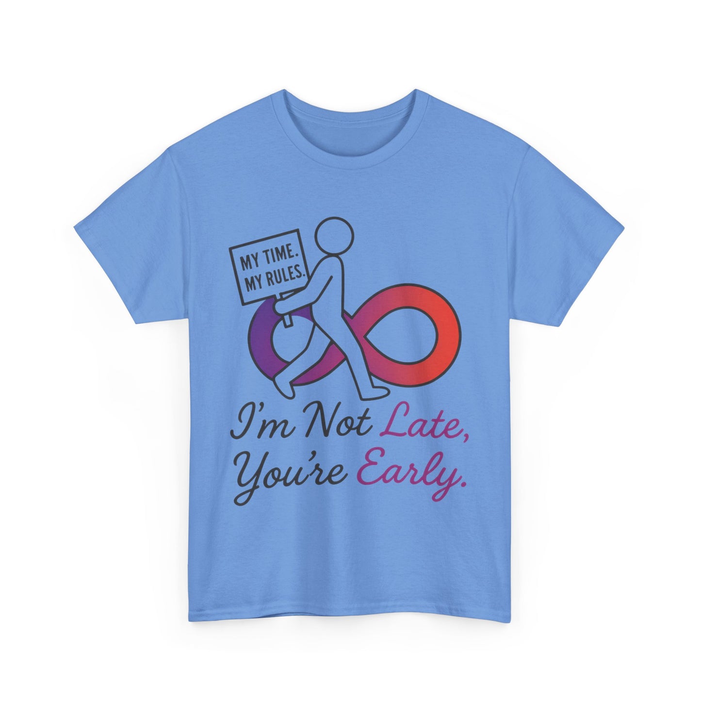 My Time My Rules Women's Heavy Cotton Tee, Funny T-Shirt, Casual Wear, women empowerment tee, confident woman shirt, self love t shirt