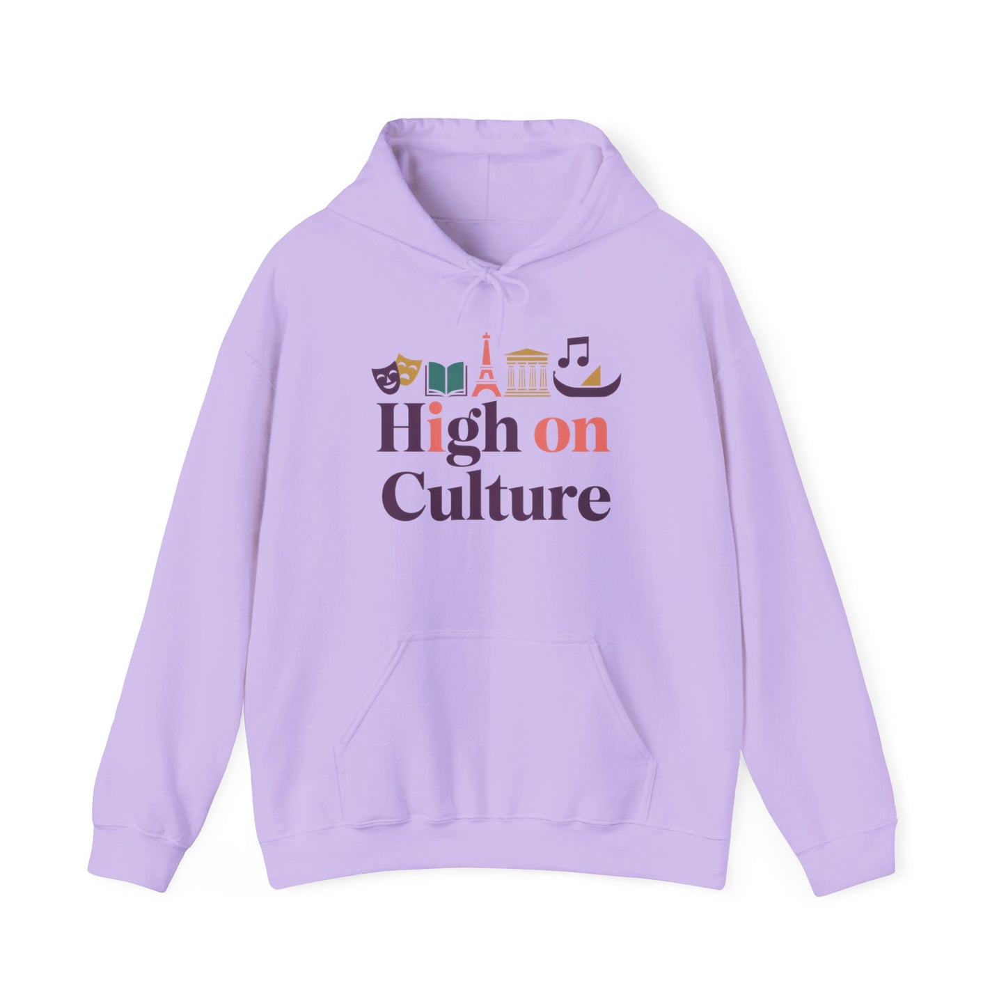 Womens Heavy Blend™ Hooded Sweatshirt, High on Culture Womens Hoodie, Cozy Cultural Graphic Hoodie