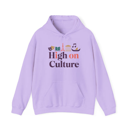 Womens Heavy Blend™ Hooded Sweatshirt, High on Culture Womens Hoodie, Cozy Cultural Graphic Hoodie