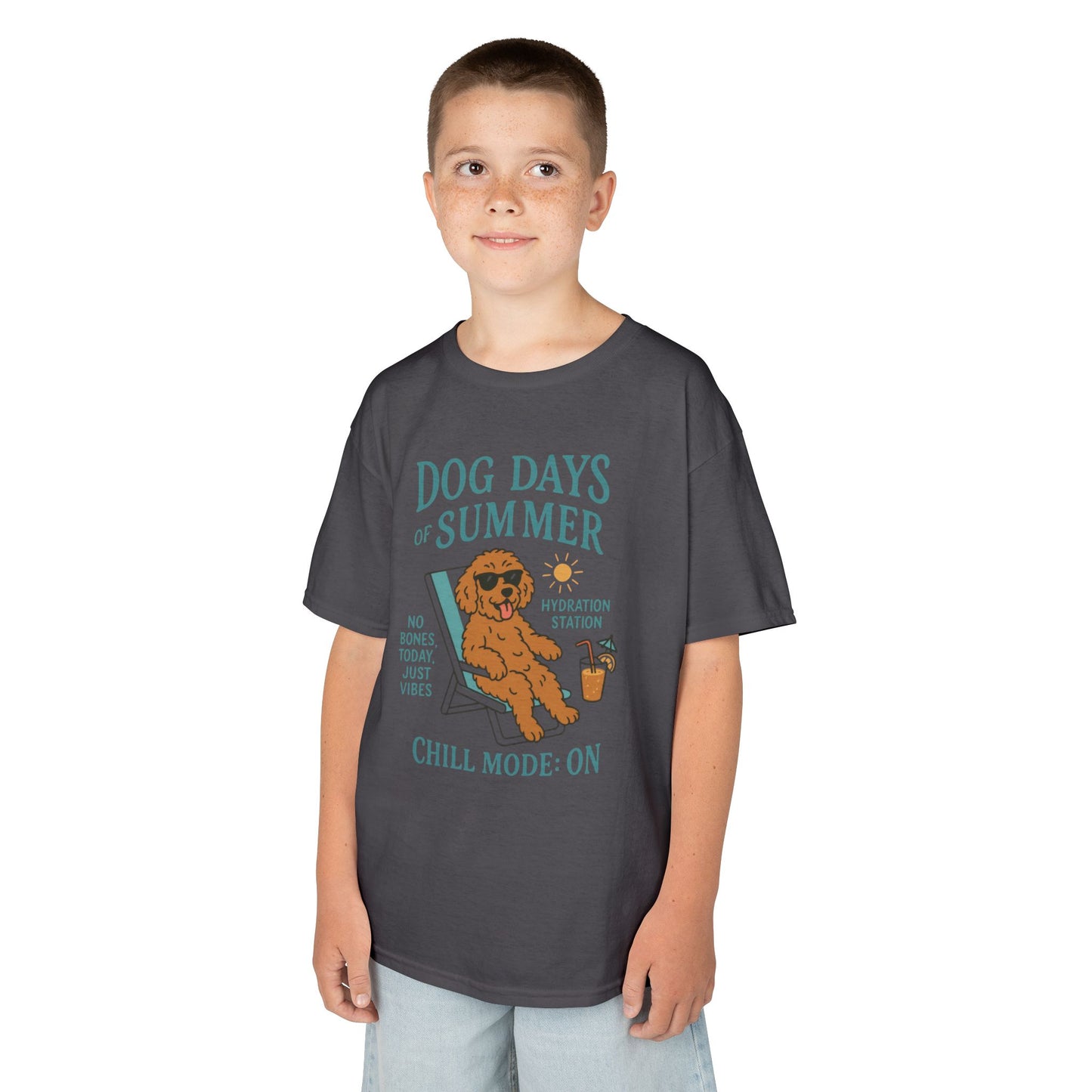 Summer Chill Kids Tee | Fun Playful T-Shirt for Boys & Girls, Perfect for Summer Days, Beach Outings, Gifts, Casual Wear