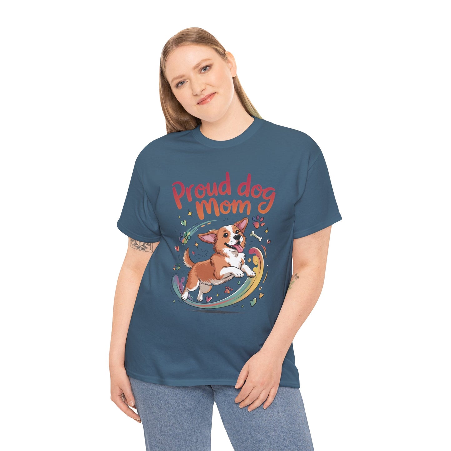 Proud Dog Mom Tee, Cute Pet Lover Shirt, Animal Lover Gift, Dog Mom T-Shirt, Funny Dog Apparel, Gift for Pet Owners, T-Shirt for Pet Moms