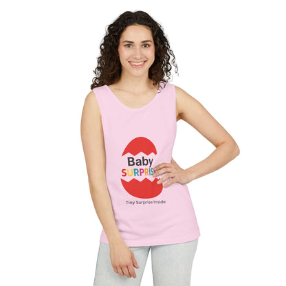 Baby Surprise Maternity Tank Top, Pregnancy Announcement Tank, Mom To Be Gift, Expecting Baby Reveal Top, Baby Shower Gift,Gender Reveal Tee