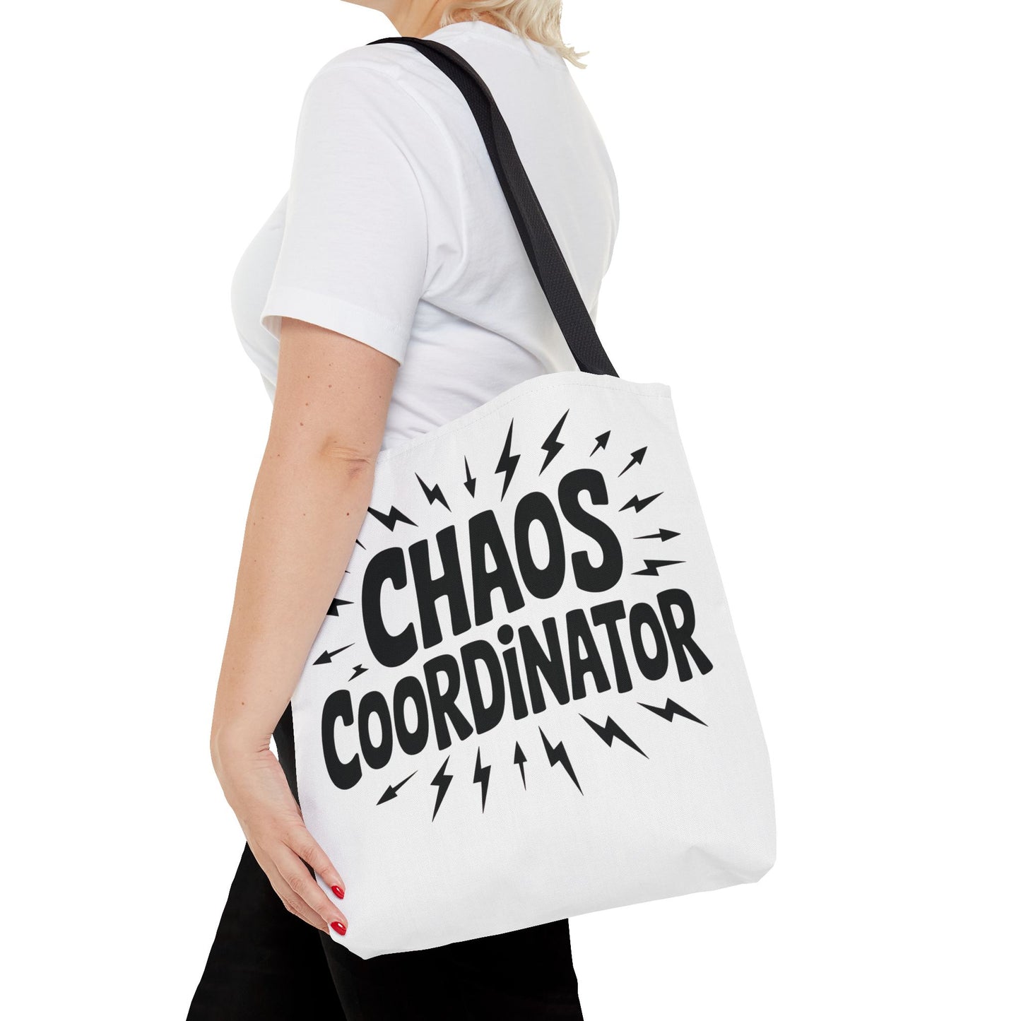 Chaos Coordinator Tote Bag, Fun Carryall for Busy Moms, Students, or Event Planners, Perfect Gift, Beach Weekender Bag,  Large Tote Bag