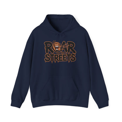 Men's Heavy Blend™ Hooded Sweatshirt, Roar on the Streets Lion Hoodie Mens Bold Streetwear