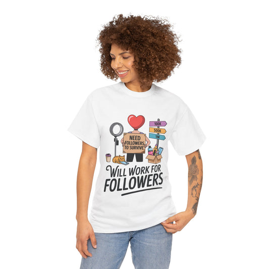 Social Media Humor Tee, Funny Womens Tee for Influencers, Content Creators, instagram girl top, tiktok fashion, Womens Colorful Meme Shirt