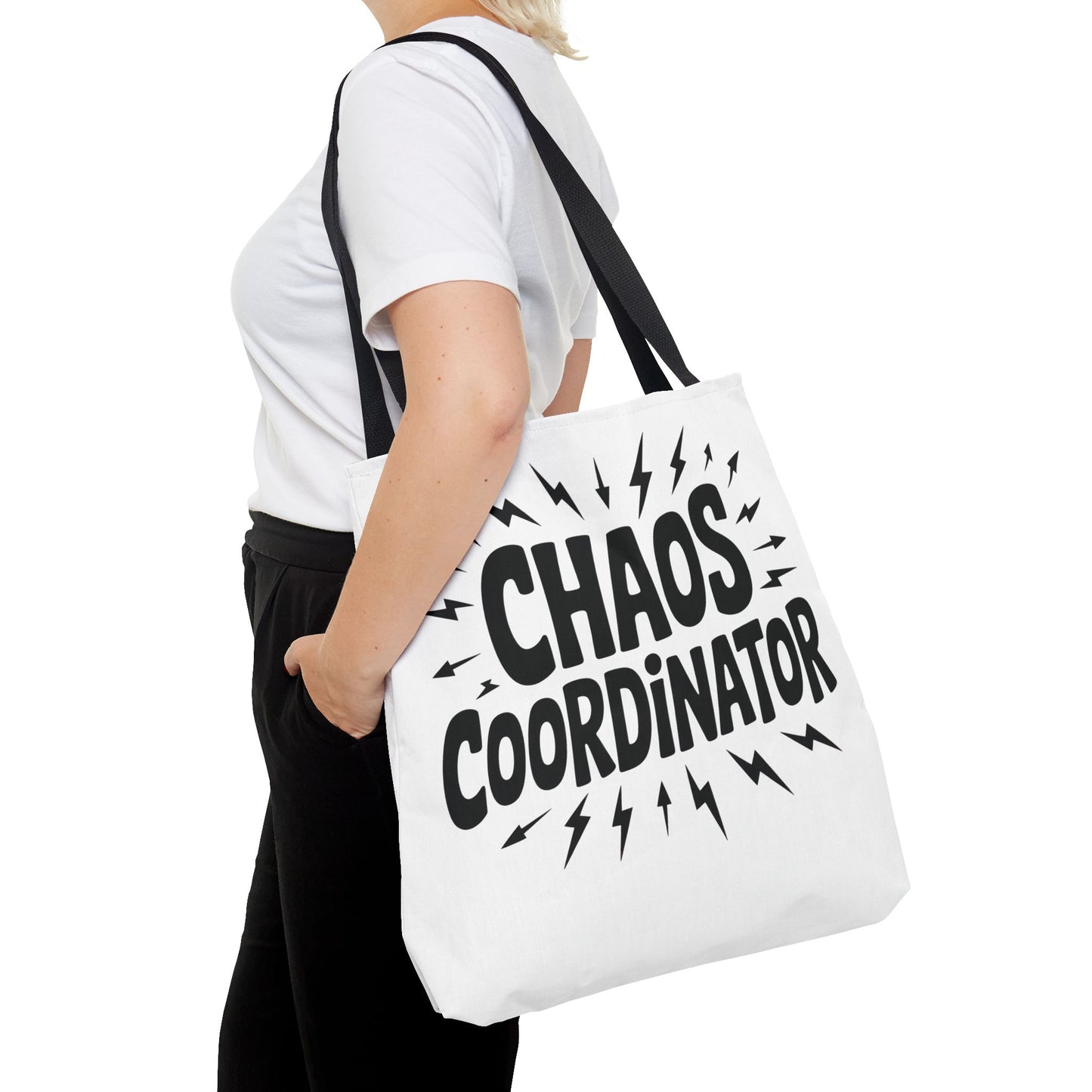 Chaos Coordinator Tote Bag, Fun Carryall for Busy Moms, Students, or Event Planners, Perfect Gift, Beach Weekender Bag,  Large Tote Bag